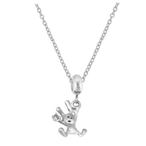 6N2004280bbml-691  Stainless Steel Necklace  Size:40+5CM