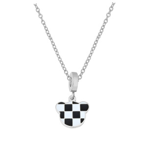 6N2004306ablb-691  Stainless Steel Necklace  Size:40+5CM