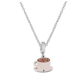 6N2004326ablb-691  Stainless Steel Necklace  Size:40+5CM