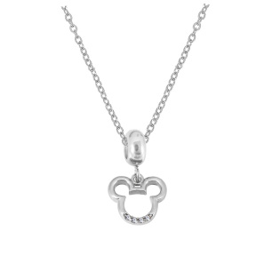 6N2004356vbmb-691  Stainless Steel Necklace  Size:40+5CM