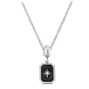 6N2004362bbml-691  Stainless Steel Necklace  Size:40+5CM