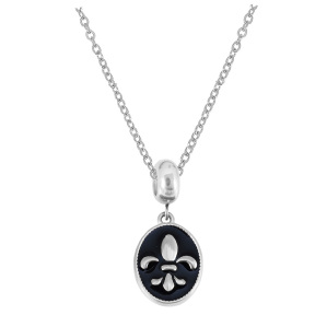 6N2004364bbml-691  Stainless Steel Necklace  Size:40+5CM