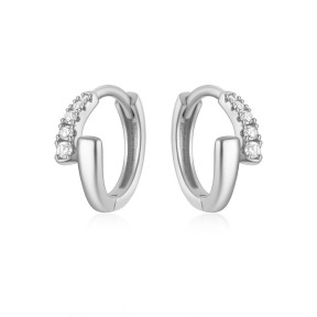 JE6345bijl-Y30  925 Silver Earrings  WT:1.26g  E:11.9mm