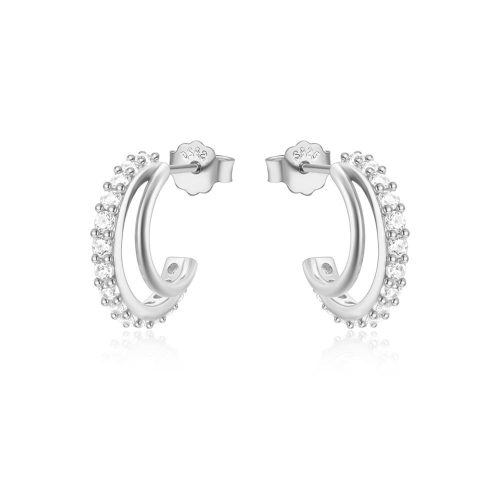 JE6363aiko-Y30  925 Silver Earrings  WT:1.31g  E:12.4mm