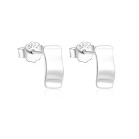 JE6405ahlv-Y30  925 Silver Earrings  WT:0.7g  E:8.4*4.3mm