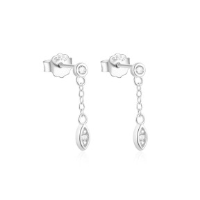 JE6410ahlv-Y30  925 Silver Earrings  WT:0.58g  E:15.3mm