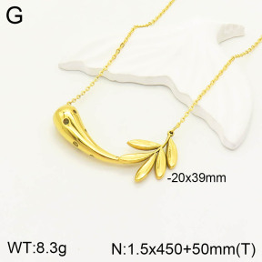 2N4002730bhia-666  Stainless Steel Necklace