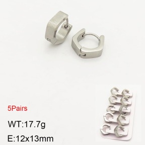 2E2003545ahlv-233  Stainless Steel Earrings