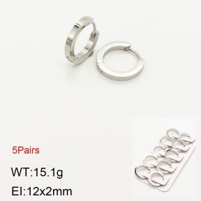 2E2003673bhil-233  Stainless Steel Earrings