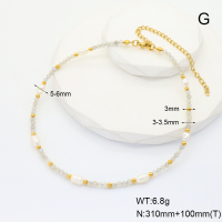 6N4004129vihb-908  Stainless Steel Necklace  Labradorite & Cultured Freshwater Pearls