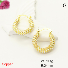 F6E301753bhva-L017  Fashion Copper Earrings