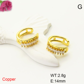 F6E405059vbmb-L017  Fashion Copper Earrings