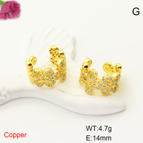 F6E405072vbmb-L017  Fashion Copper Earrings