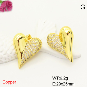 F6E405083bhia-L017  Fashion Copper Earrings