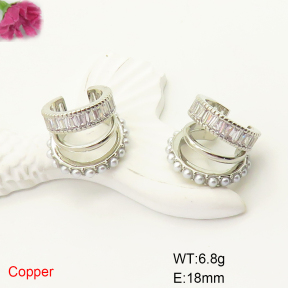 F6E405085bhva-L017  Fashion Copper Earrings