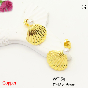 F6E405088ablb-L017  Fashion Copper Earrings