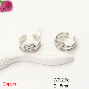 F6E405091ablb-L017  Fashion Copper Earrings