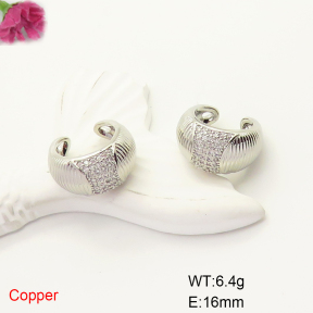 F6E405104ablb-L017  Fashion Copper Earrings
