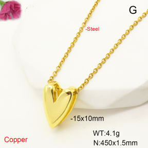 F6N200532vail-L017  Fashion Copper Necklace