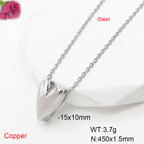 F6N200533vail-L017  Fashion Copper Necklace