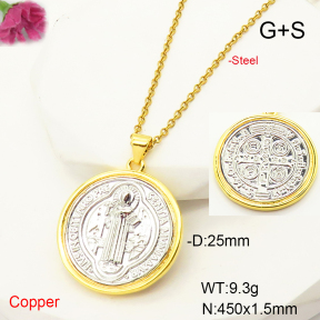 F6N200535vbmb-L017  Fashion Copper Necklace