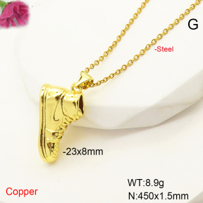 F6N200538avja-L017  Fashion Copper Necklace