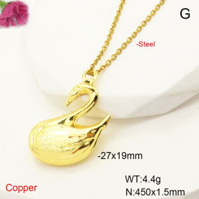 F6N200540avja-L017  Fashion Copper Necklace