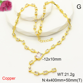 F6N407396aivb-L017  Fashion Copper Necklace