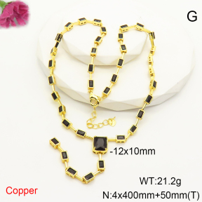 F6N407397aivb-L017  Fashion Copper Necklace