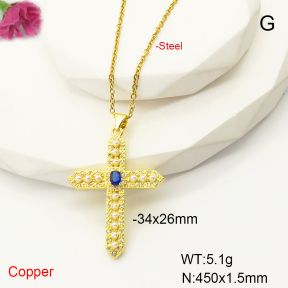 F6N407398vbmb-L017  Fashion Copper Necklace
