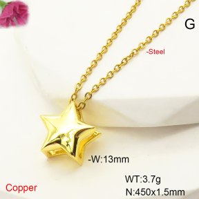 F6N407410vail-L017  Fashion Copper Necklace