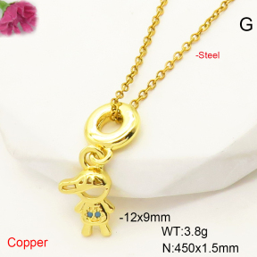 F6N407439aajl-L017  Fashion Copper Necklace