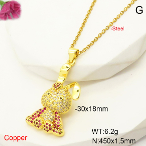 F6N407450vbmb-L017  Fashion Copper Necklace
