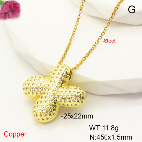 F6N407461bbml-L017  Fashion Copper Necklace