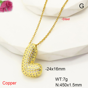 F6N407466bbml-L017  Fashion Copper Necklace