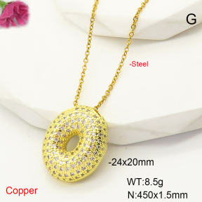 F6N407473bbml-L017  Fashion Copper Necklace