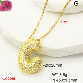 F6N407477bbml-L017  Fashion Copper Necklace