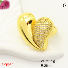 F6R401607vbnb-L017  Fashion Copper Ring