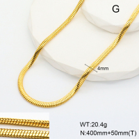 GEN001298vhmv-066  Stainless Steel Necklace  Handmade Polished
