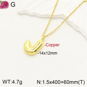 F2N200051vbll-J170  Fashion Copper Necklace