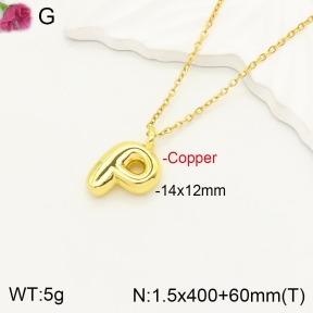 F2N200057vbll-J170  Fashion Copper Necklace