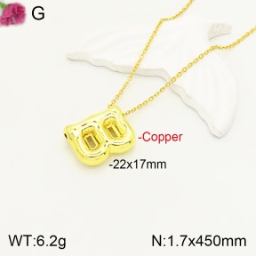 F2N200069bbml-J170  Fashion Copper Necklace