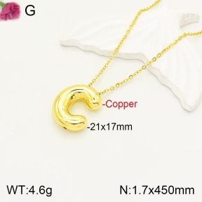 F2N200070bbml-J170  Fashion Copper Necklace
