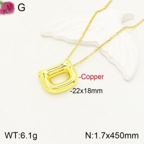 F2N200071bbml-J170  Fashion Copper Necklace