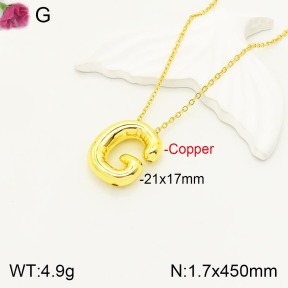 F2N200074bbml-J170  Fashion Copper Necklace