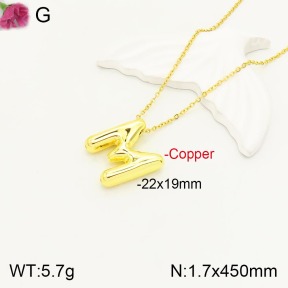 F2N200080bbml-J170  Fashion Copper Necklace