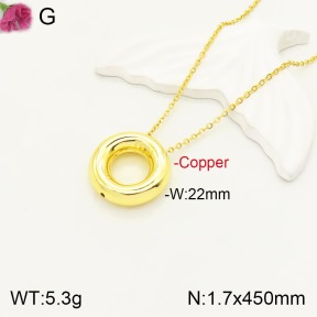 F2N200082bbml-J170  Fashion Copper Necklace