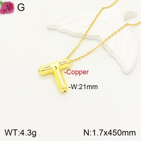 F2N200087bbml-J170  Fashion Copper Necklace