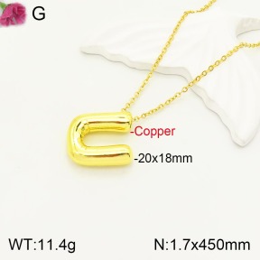 F2N200088bbml-J170  Fashion Copper Necklace