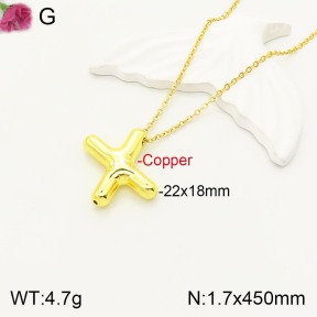 F2N200091bbml-J170  Fashion Copper Necklace